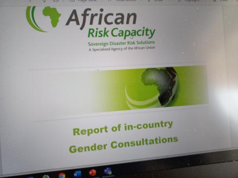 The present document is a report of the ARC Gender in-country consultations.